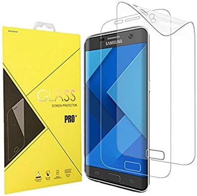 YIAN - 2 Pack Galaxy S7 Edge Screen Protector [Case Friendly] - Anti-Bubble Ultra HD Screen Protector for S7 Edge - PET Soft TPU Film with Lifetime Replacement Warranty for Samsung Galaxy S7 Edge