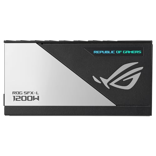 Asus Rog Loki Sfx-L 1200W, Fully Modular Power Supply, 80+ Platinum, 120Mm Pwm Argb Fan, Aura Sync, Atx 3.0 Compatible, Pcie 5.0 Ready, 10 Year Warranty - View 13