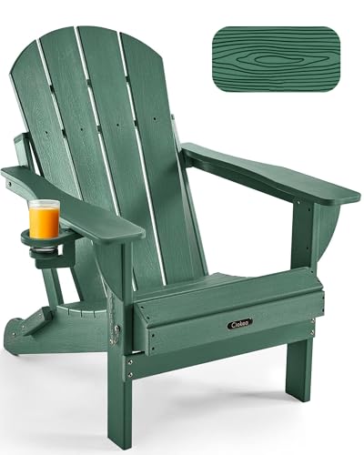 Ciokea Folding Adirondack Chair Green