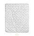 GEENNY OptimaBaby Pink Grey Chevron 6 Piece Baby Girl Nursery Crib Bedding Set