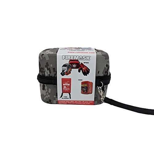 FireMask RPD60 with Firegloves - Escape a Fire Safely - Emergency Respiratory Protective Device Against Smoke, Carbon Monoxide and Toxic Fumes - Thumbnail 6