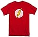 Officially Licensed DC Comics Flash Logo T-Shirt,Red,XX-Large