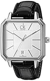 Calvin Klein Men's K1U21120 Concept Stainless Steel Watch with Black Leather Band