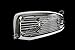 Razer Auto Chrome Big Horn Complete Grille Factory Replacement Grille w/Shell (Chrome) for 2006-2008 Dodge RAM 1500, 2006-2009 Dodge RAM 2500/3500