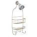 iDesign Raphael Metal Hanging Shower Caddy, Extra Space for Shampoo, Conditioner, and Soap with Hooks for Razors, Towels, Loofahs, and More, 9.5