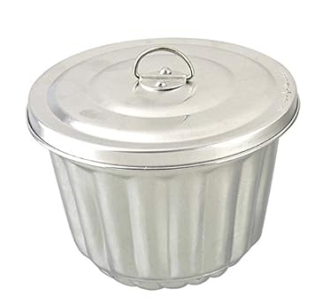 Patisse Wasserbadform Aluminium mit verschließbarem Deckel Inhalt 1,2 l