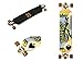 WiiSHAM Professional Speed Downhill Drop Through Complete Longboard Skateboard With Free T-tools