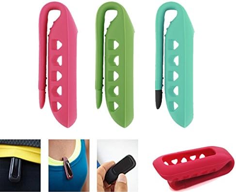 Sych Fitbit One Colorful Replacement Clip Case, Classic Replacement Accessory Band / Replacement Clip Holde for Fitbit One Wireless Activity Plus Sleep Tracker (3 pack(lime+teal+pink))