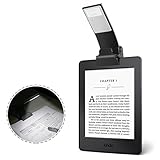 Book Lights, SOONHUA LED eBook Reading Lights USB Rechargeable with Clip Bookmark and 2-Grade Adjustable Brightness Reading Lamp