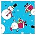 Premium Christmas Gift Wrap Juvenile Wrapping Paper Bulk for Men, Women, Boys, Girls, Kids 6 Different 16 ft X 30 in Rolls Included Xmas Santa, Snowman, Snowflake