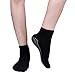 Veda Yoga & Pilates Socks for Women (2 Pairs) Non-Slip, Non-Skid Silicone Traction Grip (Large)