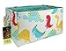 HUNRUNG Rectangle Storage Basket Cute Canvas Organizer Bin for Pet/Children Toys, Books, Clothes Perfect for Rooms/Playroom(Dinosaur XL)