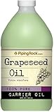 Piping Rock Grapeseed Oil 64 fl oz (1.89 L) Bottle Cold Pressed Vitis Vinifera