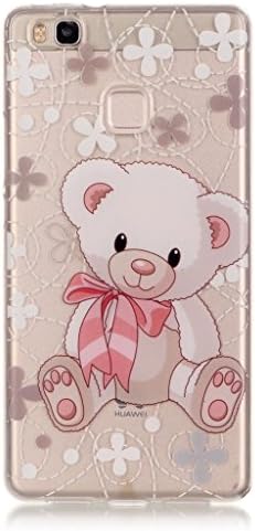 Case For Huawei P9 Lite (not for Huawei P9),Ramidy Lovely Bear Printing Soft Transparent TPU Gel Silicone Clear Bumper Protectiove Skin Case Cover For Huawei P9 Lite (not for Huawei P9)
