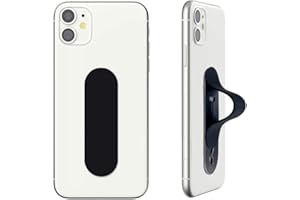 MOMO STICK Momostick Flatstick, Cell Phone Finger Grip Strap Holder for Hand, Cell Phone Stand, New Slim Finger Loop Selfie Grip Compatible with Most Smartphones