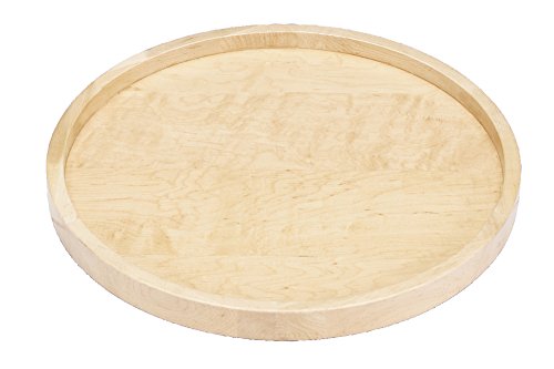 Rev-A-Shelf - 4WLS001-18-B52 - 18 in. Wood Full Circle Lazy Susan Single Shelf with Swivel Bearing