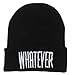Winhurn 2016 New Winter Black Whatever Beanie Hat And Snapback Men And Women Cap (Black)