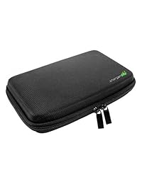 ChargerCity XT-Large Hard Shell Carry Case for Garmin Nuvi Drive Smart 51 55 57LM 58 60 61LM 65 66LM 66LMT 67LM 67LMT 68LM 2639 2639LMT 2689 2689LMT 60LMT NUVICAM LMT LMTHD GPS (FREE AIR VENT MOUNT)