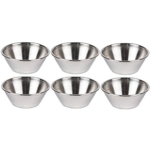 Dynore Set of 6 Sauce Cup – 45 ml Each