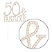 Ella Celebration 50 & Fabulous Cake Topper for 50th Birthday Party Rose Gold Decoration Supplies (50 & Fabulous Rose Gold)