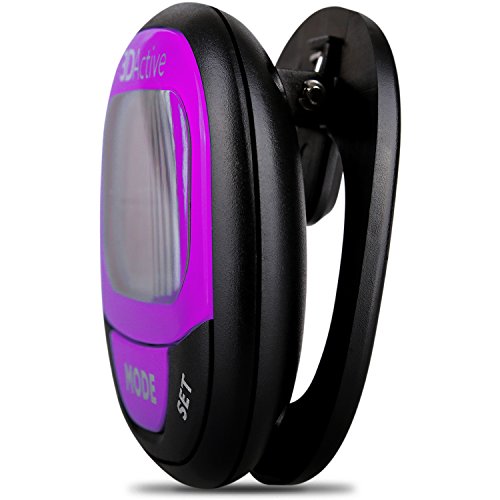 3DActive 3D Pedometer PDA-100| Best Pedometer for Walking with 30-Days Memory. Accurate Step Counter, Calorie Counter, Distance Miles/Km & Daily Target Monitor. (Black/Magenta)