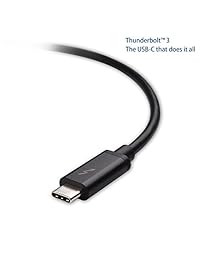 [Certificado] Cable Matters Thunderbolt 3 USB C Cable, Negro