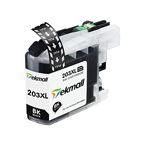 LC203XL LC201 Ink Cartridges High Yield 5 Packs (1 Set + 1 BK), Work for Brother MFC-J485DW MFC-J480DW MFC-J885DW MFC-J460DW MFC-J880DW MFC-J680DW MFC-J4420DW Printers - Tekmall