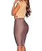 Shawhuwa Womens Sexy Lace Up Cap Sleeves Bodysuit Clubwear Tops S Apricot
