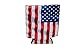 QualityPerfection - Set Of 12 - USA Flag Wind Neoprene Can Cooler Sleeve Collapsible Coolie Economy Bulk Insulation with Stitches Perfect 4 Events,Custom DIY Projects Variety of Colors