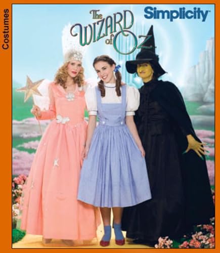 Simplicity 4136 'Wizard of Oz' Dorothy, Wicked Witch and Glinda Good Witch Hall…