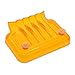 MMRM Clear Plastic Waterfall Drain Soap Dish with Suction Cup Bathroom Orange