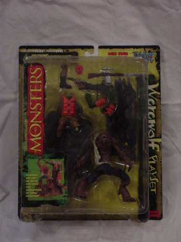 McFarlane Toys Todd McFarlane's Monsters Series 1 Werewolf Playset 4 Inches