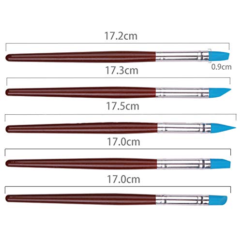 Wartoon 24Pack Sculpting Tools with Reusable Pouch for Polymer Clay Pottery Ceramic Art Craft