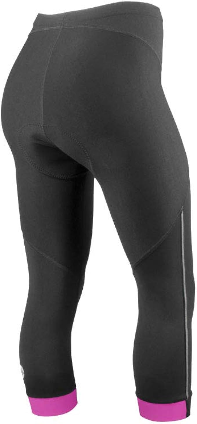 plus size padded bike capris