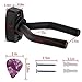 Guitar Stand,Guitar Accessories,Guitar Ukelele Bass Violin Banjo Mandolin Hangers Stands Mount for wall hooks 2Pack