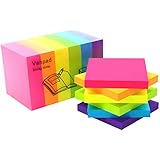 Vanpad Sticky Notes 3x3 inches,100 Sheets/Pad,12 Pads/Pack,Bright Colors Self-Stick Pads