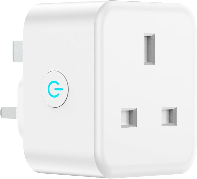 Eightree Smart Plug with Energy Monitoring 13A Alexa Google Home 2.4GHz