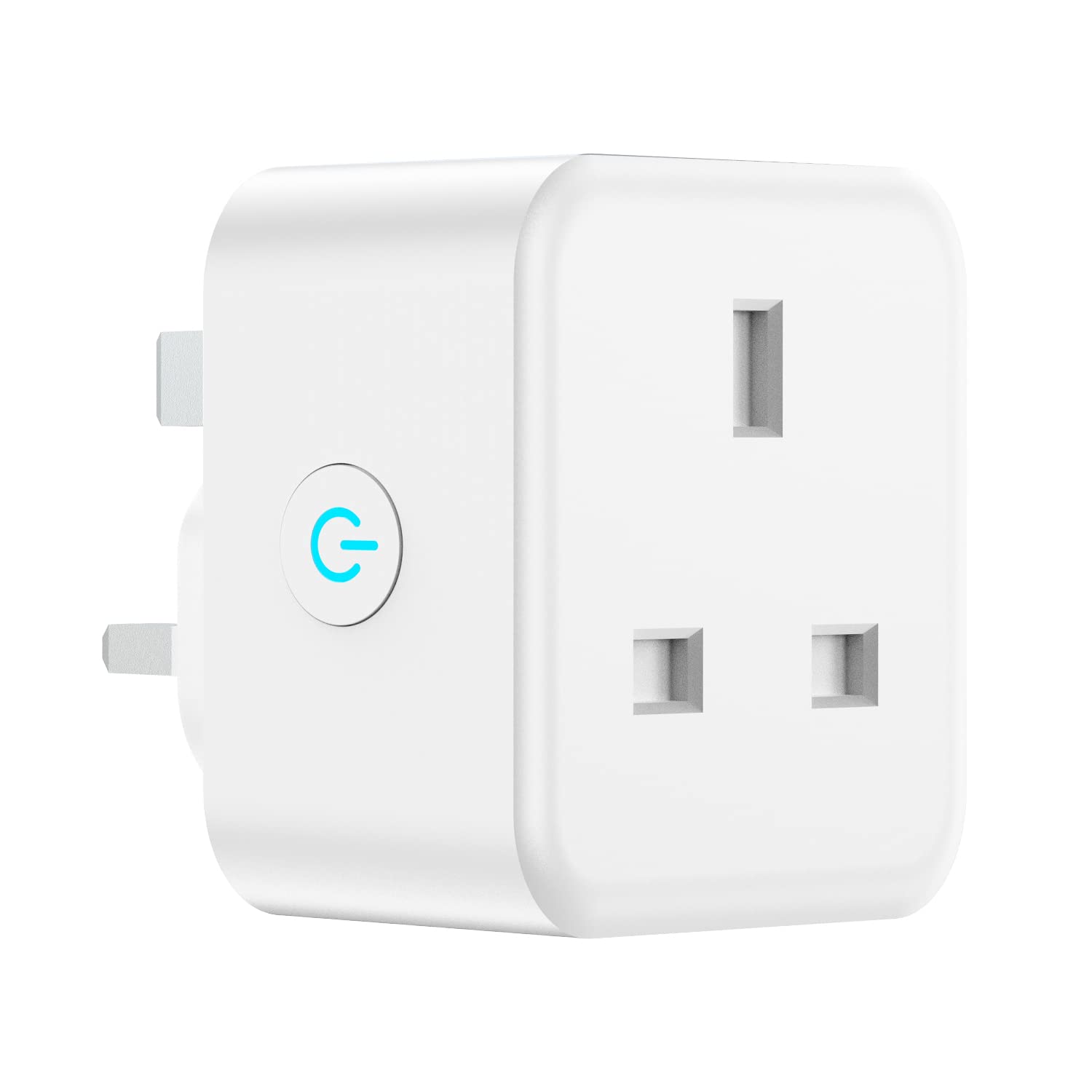 EIGHTREE Smart Plug with Energy Monitoring, 13A Smart Plugs that Work with Alexa, Google Home, SmartThings, Wireless Remote Control Timer Plug, 2.4 GHz Only Wi-Fi Plug