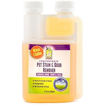 odor stain pet urine cleaner strength remover eliminator spot dogs professional enzyme neutralizer detergent oz carpet concentrate vomit feces eliminate