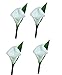 Set of 4-Real Touch Ivory (Off White) keepsake calla lily boutonniere