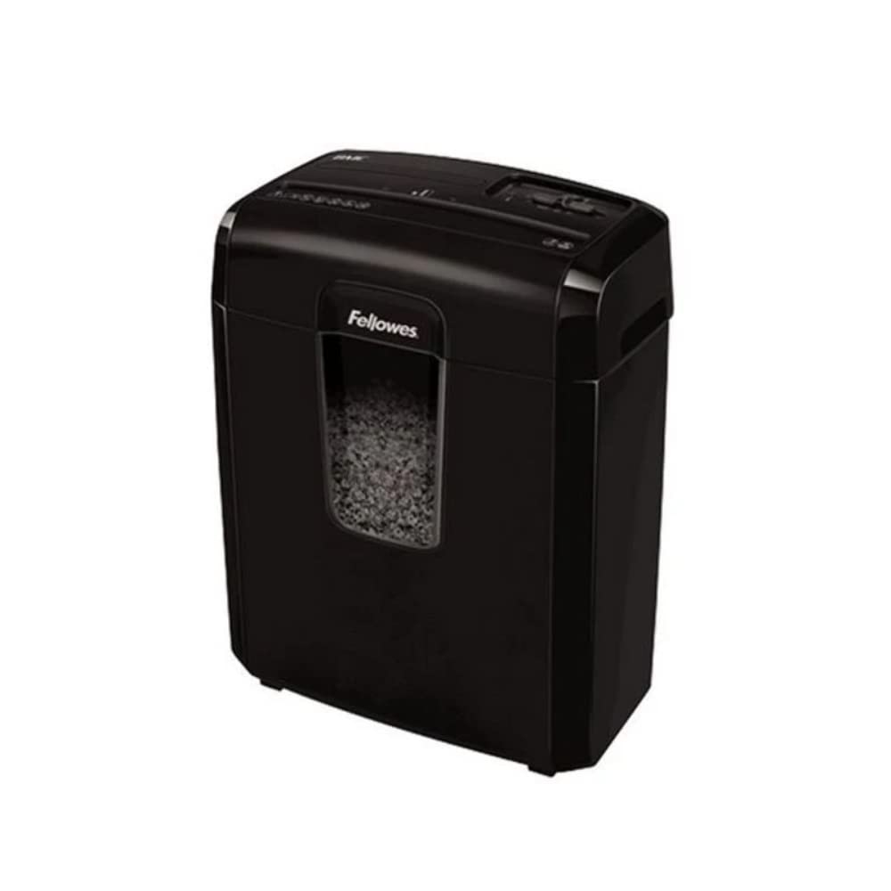 Fellowes 8C Paper Shredder Microcutter 8 Black, 220-240V / 50/60Hz / 1.5 A, Format- A5, A4