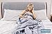 HomeSmart King Size Weighted Blanket (25lbs), Fits King and California King Beds