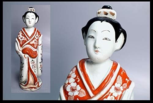 Amazon Co Jp 愛江戸中期 元禄時代 色絵柿右衛門人形 美人女 元禄古伊万里 時代本物保証 高さ40ｃｍ 1630 ホビーコレクター ホビー