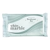 Dial Professional 00194, White Marble Guest Amenities Deodorant Soap, Individually Wrapped, 1.5 OZ (Case of 500)