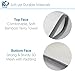 Waterproof Changing Pad Liners, Soft Bamboo Terry with Padded Backing - 3 Pack - White