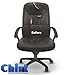Cover - For Office Computer Desk Chairs - Solid Black - Chair Slipcover - Removable & Washable - Made In America - The Chirt