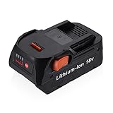 Powerextra 18-Volt 4.0Ah Lithium Ion Replacement Battery Compatible with RIDGID R840087 R840083 R840086 R840084 AC840085 RIDGID 18V Battery