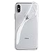 totallee Clear Thin iPhone X Case, Thinnest Soft Cover Slim Flexible TPU - for Apple iPhone X (2017) (Transparent)