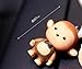 uzoho Lovely Cute Monkey Car Pendant Car Rear View Mirror Hanging Ornament Car Decor