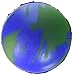 Rhode Island Novelty 2 Inch Earth Stress Balls Pack of 24